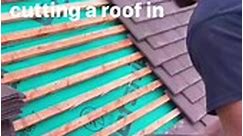 By far the best method for cutting roof tiles #roofing #roofer #fypシ゚ #virals #foryoupage #fbreelsvideo | Construction insights