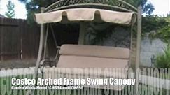 Costco Arched Frame Swing Replacement Canopy from Garden Winds