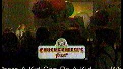 Chuck E Cheese Commercial "Where A Kid Can Be A Kid" 1992