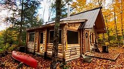 New Creation in Off Grid Log Cabin, Workshop, Root Cellar, Campfire Cooking Wild Game