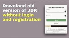 How to download and install Java JDK without login to oracle