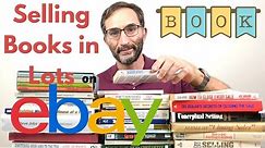 How to sell books in lots on eBay