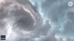Unique perspective of tornado caught on camera