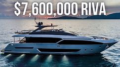 Touring a $7,600,000 Riva SuperYacht