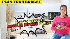 How to Measure Modular Kitchen Cabinet | Cost of Labor & interior | Tamil