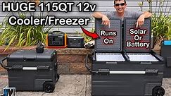Newair 115Qt 12v Dual Zone Battery Powered Car Cooler / Freezer Review~(Model NPR122GA00)
