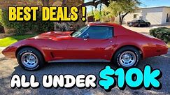 OWNER READY TO SELL! Explore Affordable Classic Cars - All Under $10K!