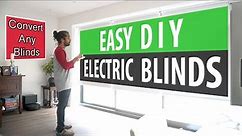 DIY Electric Blinds. Save $$$!!! Here's How..