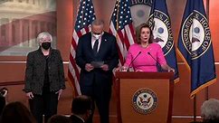 House Speaker Nancy Pelosi holds her weekly press conference