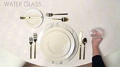 How To Set A Proper Formal Table Setting