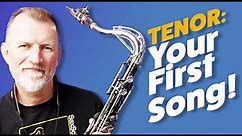 Saxophone Lesson Beginner Tenor First Song