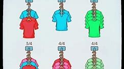 Hang clothes together by color