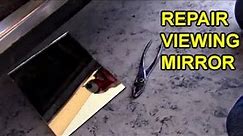 Use a Mirror to Inspect a Pipe, Gutter or Underneath the Easy Way