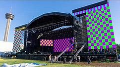 Stage Build - March Madness Music Festival 2018