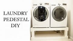 Washer Dryer Laundry Pedestal DIY - Paul Tran DIY
