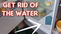 Water in the Fridge - How to prevent water in the Refrigerator .