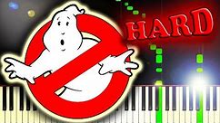GHOSTBUSTERS! - THEME SONG - Piano Tutorial