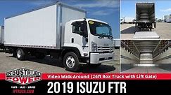 2019 ISUZU FTR 26ft Box Truck | ISUZU Truck Walk Around | IP TRUCK