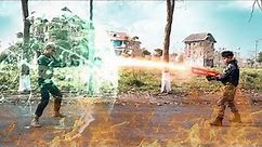 LTT Nerf Mod : Special Mission Silver flash Nerf Guns Battle Attack Wanted Criminals Nerf War