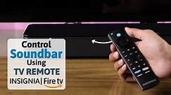 Insignia TV: How to Control Soundbar Volume with Fire TV Remote!