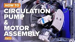 How to replace Circulation Pump & Motor Assembly part # WPW10605058 on your Whirlpool Dishwasher