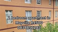 2 bedroom apartment in Mayville for R4500 wxcluding lights and water 0834856283#SAMA28 #property #durbantiktok