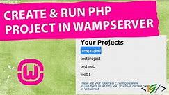 How to Create and Run your First PHP Project in Localhost Wamp Server