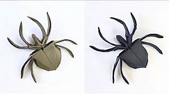 Paper SPIDER tutorial | How to make origami spiders