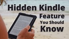 Hidden Kindle Feature You Should Know (Kindle Tips & Tricks)