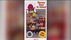 Barney Goes to School (1990) - 1993 VHS