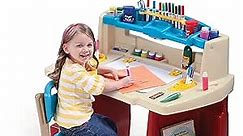 Step2 Deluxe Art Master Kids Desk | Assembles In Min, Multi/None, Model Number: 702500