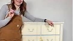 Fake wood dresser flip