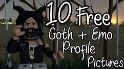 10 FREE Roblox Goth and Emo GFX Profile Pictures | NO CREDIT | Quizotix