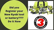 Why You Should Register Your Ryobi Tools and Batteries