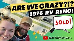 Vintage Camper for $1k - Are we CRAZY for buying this 1970s RV?!? DIY RV Renovation