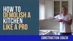 How to Demolish a Kitchen like a Pro - DIY