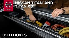 2018 Nissan TITAN Truck Bed Storage