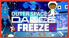 Outer Space Dance Freeze Game For Kids