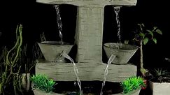 Concrete Waterfall Fountain 🏡