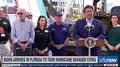 Biden, DeSantis tour hurricane-ravaged Fort Myers together