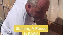 Staining a fence? Here’s how easy it is! Save this to remember these helpful tips. • • • • • #fence #fencedesign #fencebuilding #stainingwood #homerenovisondiy #turtorial #diyprojects #hgtv #homeimprovement #diyhome #powertools #easydiy #projectoftheday #diyinspiration #homebuilds #newbuild #dreamhome #contractor #contractorsofig #homeinspo #renomyhome
