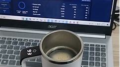 temperature showing coffee stirring cup.#coffeecup coffeecup#stirringcupautomatic