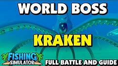 Fishing Simulator - New Kraken World Boss! - Full quest guide and battle
