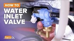 How to replace Water Inlet Valve part # W11175771 on your Whirlpool Maytag Kitchen Aid Dishwasher