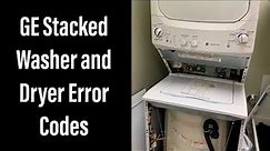 GE stacked error codes