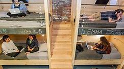 This bunk bed is $1,200 a month, privacy not included