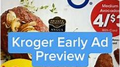 Here is your Kroger Early Ad Preview! https://www.krogerkrazy.com/kroger-weekly-ad/ | Kroger Krazy
