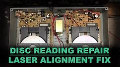 Fixing A CD Player That Doesn't Read Discs - Laser Power Adjustment Tweak - Repair Guide