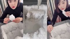 [ASMR]Freezer Frost|White Ice|Ice Eating|SOLO|#Freezerfrost