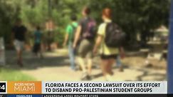 Florida faces second lawsuit over efforts to disband Pro-Palestinian student groups